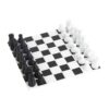 Rijdaua Chess Board with Checkers Game Light Weight Desktop Board Game Toy Chessboard Boards Games Set Easy to Carry International Chess