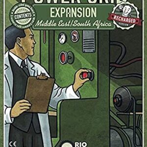 Rio Grande Games Power Grid Middle East South Africa Expansion Strategy Board Game