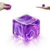 Ripple Ice Cube Squeeze Toys, Slow Rising Swirl Ice Squishy Toys with Flow Pattern, 3.5cm (1.38") Soft Sensory Stress Relief Ball for Kids Ages 3+ & Adults(Pink)