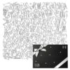 RISYPISY 344pcs Silver 3D Letter Stickers - 1 Inch for Deco Gift