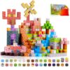 RiteHold 150PCS Magnetic Building Blocks for Kids Ages 3-8, 0.8in STEM Magnetic Cubes, Montessori Construction Toys for Boys Girls, Creative Educational Building Set, Birthday
