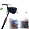 RJYYYDS Glass Cleaning Brush with Telescopic Pole, Household Water Supply System for Solar Panels & Windows, 9m/30ft Rotating Brush Tool,35cmbrushhead-3.6M/12FT