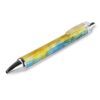 RLDOBOFE Yellow And Blue Pattern Gel Medium Point Pen for Office, Professional Ballpoint