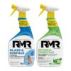 RMR Daily Defense Duo – Botanical Disinfectant Cleaner + Glass & Surface Cleaner + Repellent, 2-Step Multi-Surface Cleaning Bundle for Glass, Mirrors, Counters & Fixtures, 2–32 Oz Bottles