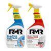 RMR Residue Rescue Kit – Degreaser & Cleaner + Glass & Surface Cleaner + Repellent, 2-Step Multi-Surface Cleaning Bundle for Grease, Streaks, Smudges & Hard Water Marks, 2–32 Oz Bottles