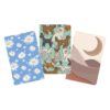 Roaring Spring Pocket Sized Composition Notebooks, Comp Book 3-Pack, 24 sheets, College Ruled 20# Heavy White Paper, 5.5"x3.5", 3 Unique Covers Designed By Female Artists, Made in USA
