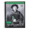 Roaring Spring Rembrandt Spiral Sketchbook Pad, 100 Sheets, 8.5" x 11"