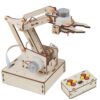 Robot Arm Kits Robotics for Kids Ages 8-12-14-16 Teens Adults STEM Toys Building Engineering 9 10 11 13 14 15 16+ Year Old Boys Grils Gifts DIY Craft Science Project Circuit Activities Mechanical Hand
