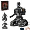 Robot Building Kit with Remote Control, Programmable RC Robot Toy with LED Eyes Light Kit, STEM Robotics Kit Birthday Gifts for Boys & Adults, Compatible with Lego Set, 588 PCS