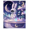 Robot Paint By Numbers Kit For Adults - Diy Rabbit Alchemist Painting On Canvas 16X20 In, Acrylic Paint Set, Suitable For Beginners, Kids Bedroom Wall Art For Home Decoration Or Gifts, Unframed