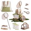 ROBUD Bug Catcher for Kids, Bug Catcher Kit with Bag Kit, Outdoor Exploration Set for Camping, Montessroi Toy for Kids Coming Closer to Nature，WRP07