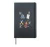 Rock Paper Scissors Nothing Beats Cello Orchestra Music Hardcover Journal, Black