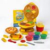 ROHSCE Kids Color Dough Food Play Set, Hamburger Maker Kitchen Tools Kit
