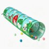 ROIWUIE Toddler Tunnel，Pop Up Kids Play Tunnel（Animal Farm Style）