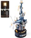 ROKR 3D Puzzle for Adults-Beacon Tower Model Kit with Light,139 Pcs Mechanical Building Set, STEM Educational Toy & Cool Desk Decor Gift for Men, Women, and Teens（CGL04）