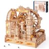 ROKR 3D Wooden Puzzles for Adults,Marble Travel London,431Piece 3D Puzzles,Marble Run Gift for Adults