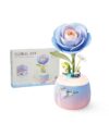 ROKR Starry Camellia Lamp DIY 3D Flower Night Light – 73-Piece Laser Cut Model Kit, Unique Home Decor Nightlight for Bedroom Room,Creative Gift for Adults Women Teens