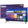 Roku Smart TV 2026 – 55-Inch Select Series, 4K QLED TV – Roku TV with Voice Remote – Flat Screen QLED Television with Wi-Fi for Streaming Live Local News, Sports, & Movies – Bluetooth Headphone Mode