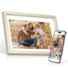 Rollei Smart Frame WiFi 108 Electronic Digital Photo Frame Frameo Wi-Fi 10.1" 1280x800 IPS 32GB Touchscreen Spruce Wood Appearance Digital Photo Frame Digital Photo Frame