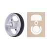 Roller Scroll Pulley Wheel and Smooth Feet Pad Set GProX Ultra Light Repair Parts High Wheels