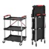 Rolling Carts with Wheels, Portable Roller Cart Tool Mobile Utility