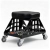 Rolling Shop Stool with Wheels, Heavy Duty Garage Mechanic Stool Chair Rolling Shop Seat [400 LBS Capacity] Work Stool Creeper Seat with Storage Tray for Automotive Auto Repair/Detailing Stool/Salon