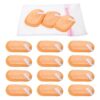 ROMISBABA 15pcs Washable Makeup Remover Pads for Women, Double Layer Soft Fiber Face Towels with Laundry Bag, Portable Deep Cleansing Facial Cloths for Travel and Business Trips, Orange,