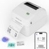 Rongta Bluetooth Label Printer, 3 inch Wireless Thermal Label Printer for Barcodes Labels for Small Business(Dark Gray)