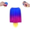 Ropuptl Popsicle Squishy Toy for Kids Ages 3+ & Adults, Slow Rising Fidget Squeeze Toy, Cute Popsicle Party Favors for Classroom Rewards, Birthday Gifts & Easter Basket Stuffers(Popsicle- A)