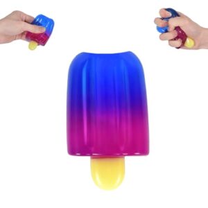 Ropuptl Popsicle Squishy Toy for Kids Ages 3+ & Adults, Slow Rising Fidget Squeeze Toy, Cute Popsicle Party Favors for Classroom Rewards, Birthday Gifts & Easter Basket Stuffers(Popsicle- A)