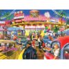RoseArt Back to The Past Cookie's Diner 1000 Piece Jigsaw Puzzle for Adults