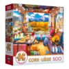 RoseArt Cork -Van Life The Grand Tetons 500 Piece Jigsaw Puzzle for Adults