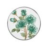Rose Bouquet Emerald Gems Round Fridge Magnets