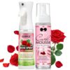Rose Water for Hair Loc Spray Moisturizing Refreshing- Rose Water Hair Scalp Moisturizer Hydrating Dreadlock Moisturizer- Curl Styling Mousse Definition Curl Control Mousse Enhancing Styling Hair Foam