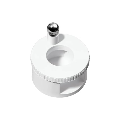 Rotating Cat Eye Magnet for Nails ,Multi-Function Magnetic Nail Tool with Uniform Magnetic Force,Excellent Light Absorption Effect for Beginners Diy and Nail Salon Use (White 1Pcs)