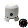 Rotating Projection Lamp Ocean Wave Projector Light Dynamic Water Ripple Nightlight with Adjustable Brightness Multi-Angle Base Compact Design for Bedroom Decor 9.7cm Charging B