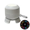 Rotating Projection Lamp Ocean Wave Projector Light Dynamic Water Ripple Nightlight with Adjustable Brightness Multi-Angle Base Compact Design for Bedroom Decor 9.7cm Direct Power B