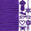 RoundFunny 200 Pcs 24 Inch Extra Long Pipe Cleaners Chenille Stems Pipe Cleaners Fluffy Chenille Stems Craft Supplies for Arts Projects Creative Decoration(Deep Purple)