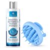 Roycederm Medicated Scalp Care Bundle – Seborrheic Dermatitis & Psoriasis Shampoo and Soft Silicone Scalp Massager Brush