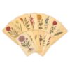 Roylco Botanical Rubbing Plates – 14 Flower Texture Plates for Art | Nature Rubbing Plate for Kids | Birth Month Designs | Crayon Craft Activity | 6.25" x 10.75" | Ages 4+