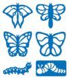 Roylco Butterfly and Friends Stencil Set - Large Template for Kids Ages 3-8, Drawing & Art Reusable Stencils, Spring Stencils, Sidewalk Chalk Stencil, 6 Designs