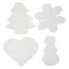Roylco Seasonal Color Diffusing Paper Kit, 96 Pieces, 4 Seasonal Shapes, Watercolor Bleeding Art Activity for Kids, Classroom Back to School Craft Set, Made in USA (Winter)