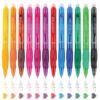 ROZRITX 12 Pcs Colored Erasable Pens Retractable Pen 0.5mm Colorful Ink Smooth Writing Pen Erasable Gel Pen for Women Men Boys Girls Office School Supplies (12Pcs Colored Ink)