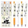 ROZRITX 4 Pcs Cute Retractable Pens Panda Gel Pens 0.5mm Black Ink Writing Pen Kawaii Cartoon Pen for Girls Boys Women Men Office School Supplies (Panda-2)