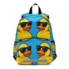 RPLIFE Toddler Backpack for Girls Boys, Cartoon Duck Blue Kids Backpack