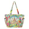 RPLIFE Tote Bag for Women, Floral Candy Rainbow Tote Bag, Work Totes