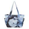RPLIFE Tote Bag for Women, Husky Dog Tote Bag for Travel