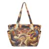 RPLIFE Tote Bag with Pockets, Chinese Dragon Handbag