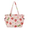 RPLIFE Tote Bag with Pockets, Red Strawberries Tote Bag for Women