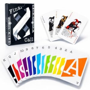 R RUCKERCO Final Call – Strategic Bluffing Card Game with Wild Cards | Fast-Paced Mind Game for 2–4 Players | Party, Family & Strategy Game for Teens and Adults New Poker Game